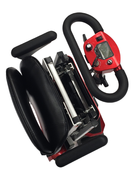 the image shows the autofold elite scooter from the top