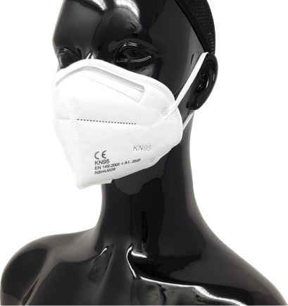 shows the KN95 Respirator Face Mask