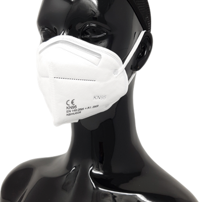 shows the KN95 Respirator Face Mask