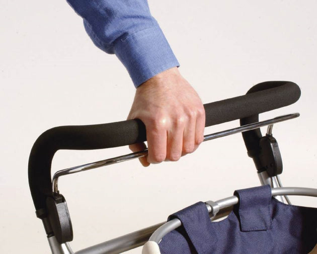 Picture highlighting that the Lets Go Indoor Rollator Accessories do not impede the functionality of the rollator