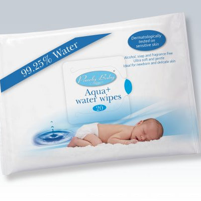 Purely Baby Aqua + Water Wipes