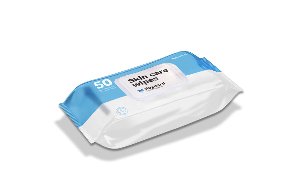 shows the reynard skin care wipes