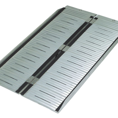 the image shows a folding threshold ramp