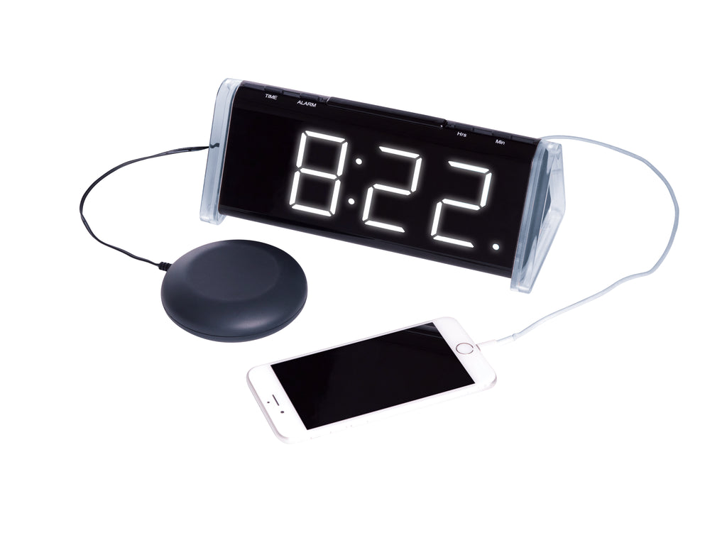 shows the shake 'n' wake extra loud alarm clock