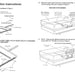 shows a diagram of the assembly and installation instructions for the ez adjustable bed rail with pouch from stander