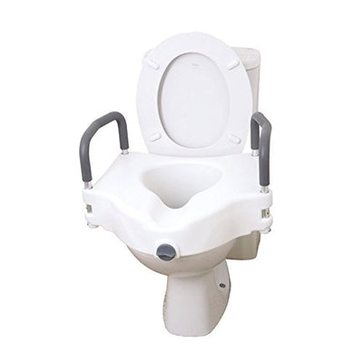 Raised Toilet Seat With Arms