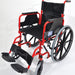 Self Propelled Steel Wheelchair - Red