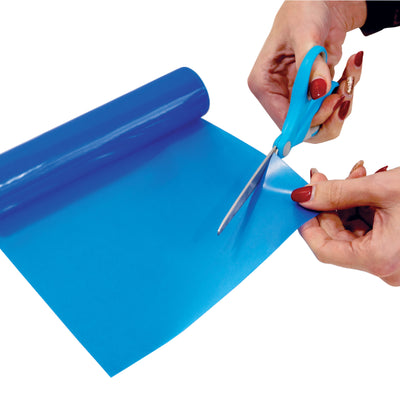 shows the blue standard non slip silicone roll