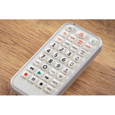 Remote Control with Extra Large Buttons