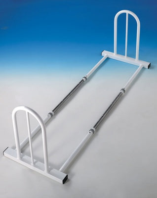 shows the easy rail bed grab rail