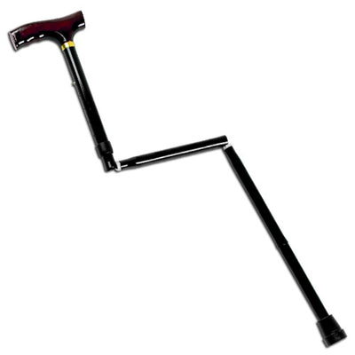 shows the Days adjustable folding walking stick