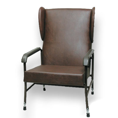 the adjustable metal framed chair with wings