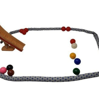 Mini Boccia Set, Red And Coloured Balls