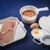 Microwave Cookware – Saucepan, Bacon Crisper and Poached Egg Maker
