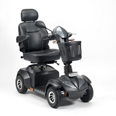 the image shows the silver envoy 8+ mobility scooter