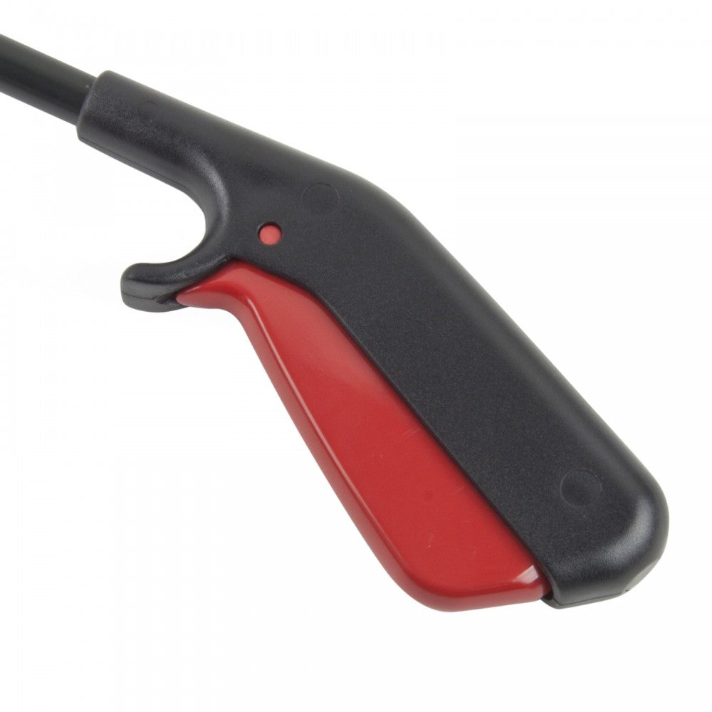 the image shows a close up of the button on the etac aktiv reacher