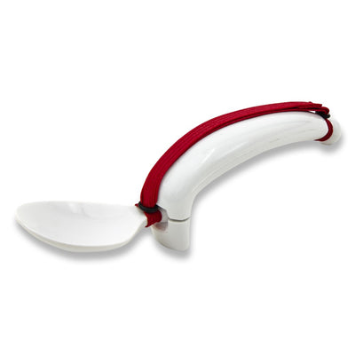 the images is a side view of the Etac Feed Adjustable Spoon