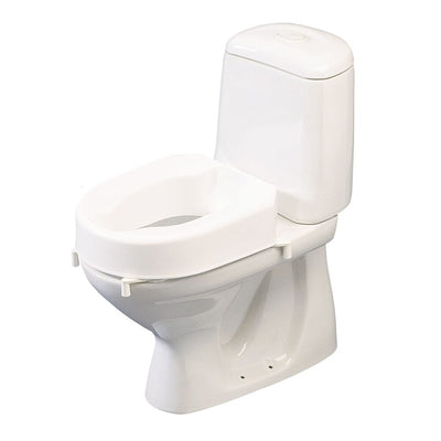 shows the etac hi loo raised toilet seat