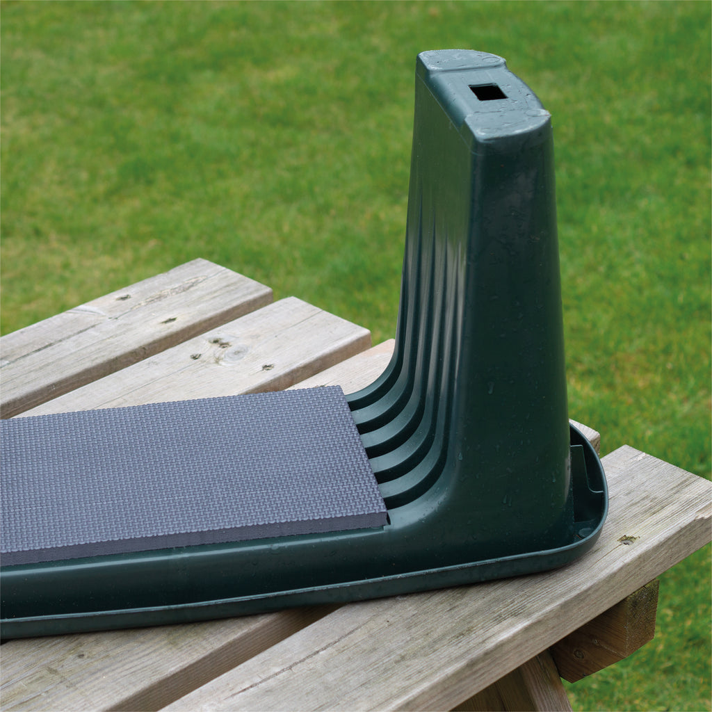 Padded Garden Kneeler - close up of leg