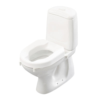 shows the etac hi loo raised toilet seat