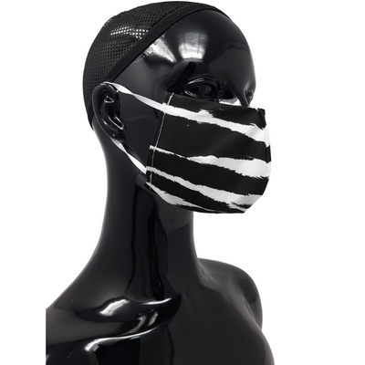 Washable, Reusable Face Mask | Horizontal Zebra Print