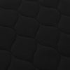 A close up of the pattern on the Black coloured Kylie Chair Pad