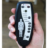 the image shows the remote control for the Lifemax heated back and seat massager