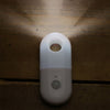 the image shows the lifemax always ready night light torch unplugged but glowing ready for use