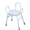 image shows the Malvern Perching Stool with Armrests and Backrest