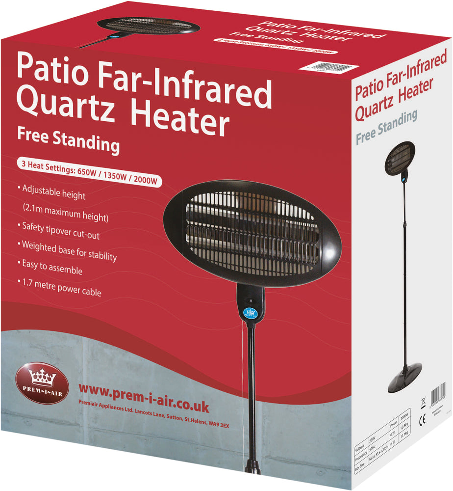 Adjustable height patio heater aid