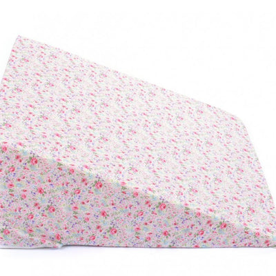 the image shows the 3 in 1 patterned bed wedge with the ditsy floral pattern