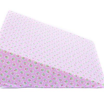 shows the 3 in 1 patterned bed wedge in bayswater rose