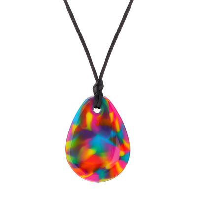 Chewigem – Raindrop Pendant - Rainbow