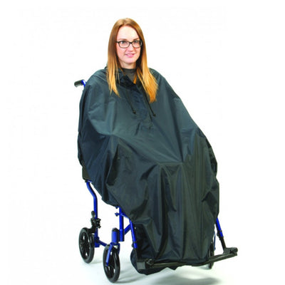 Poncho-(Elastic-Hem) Poncho (Elastic Hem)