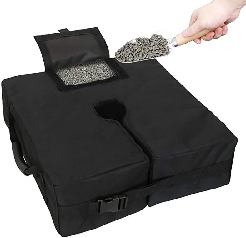 Secure sandbag for anchoring outdoor items