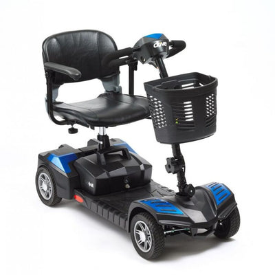 the image shows the scout 4 wheel scooter in blue