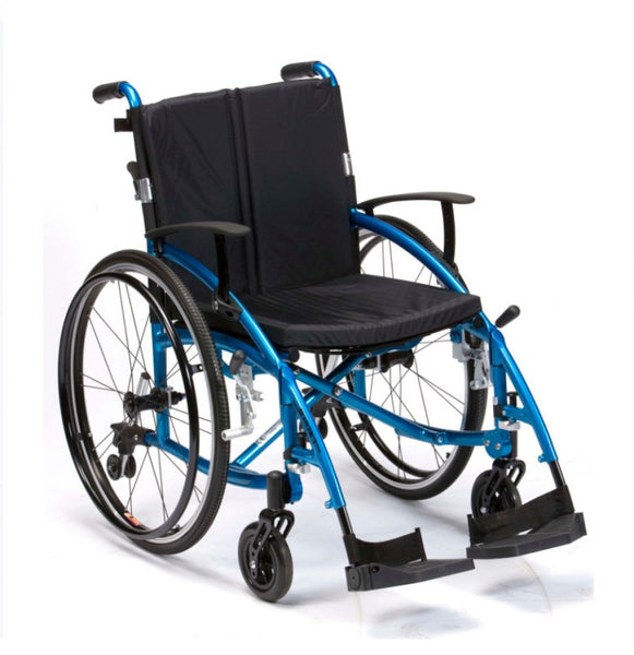 Selfpropelled Spirit Wheelchair with footrests Ability Superstore