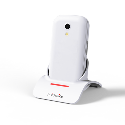 the image shows the white coloured swiss voice s24