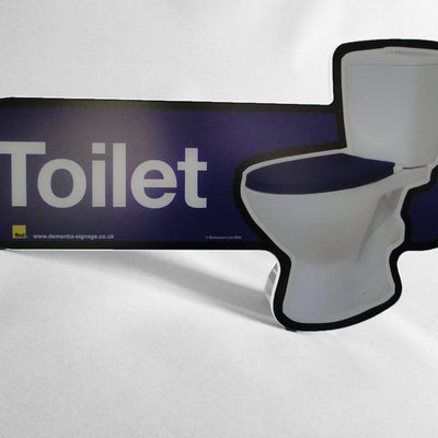 Toilet Door Signs - Blue