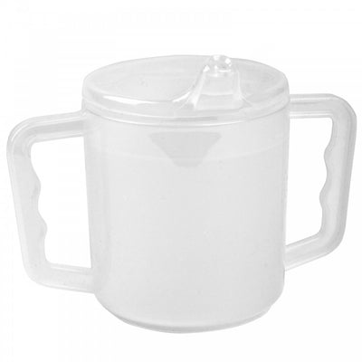 Two-Handled-Mug One mug with 2 lids