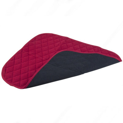 The burgundy coloured Vida Washable Chair Pad