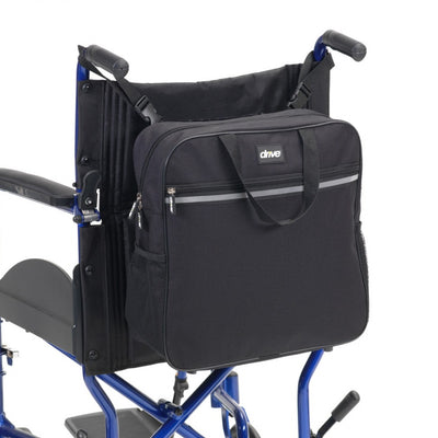 The image shows the Wheelchair Backpack Shopping Bag