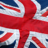 A close up of the British flag