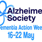 The Alzheimer's Society logo, along with the following words – Dementia Action Week 16-22 May