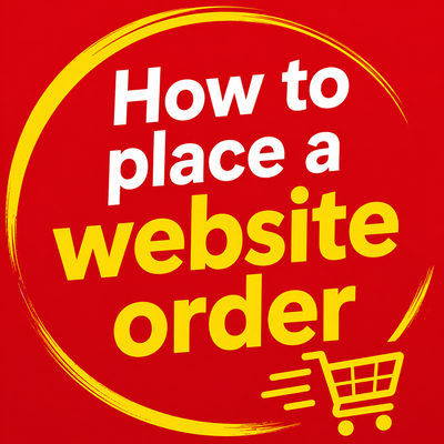 How To Place A Website Order