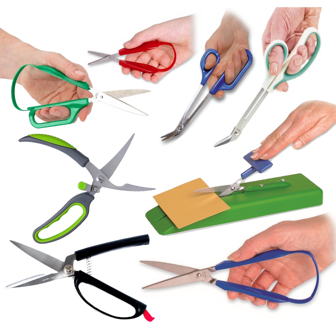 Easy Spring Loop Scissors, Snippy Squeeze Scissors