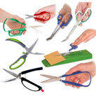 All of the different types of scissors that are produced by Peta (UK) Ltd