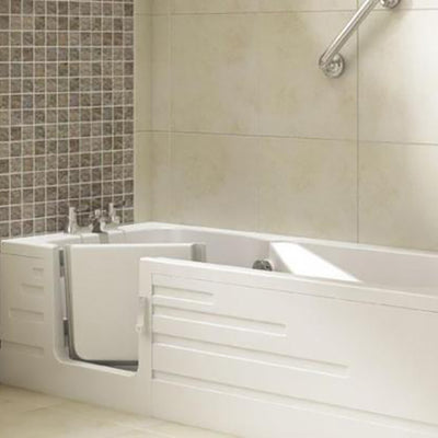 Companion walk-in bath with grab rail