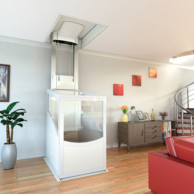 Companion through-the-floor homelift for wheelchair users
