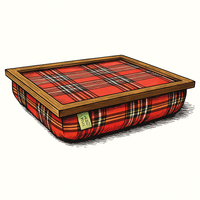 Luxury lap trays with bean bag bases